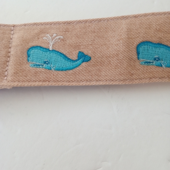 J. Crew Cotton Coastal Whale Belt | S/M - Picture 2 of 7